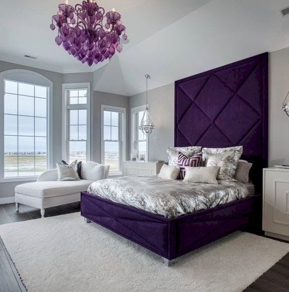 15 Gorgeous Purple Bedroom Interior Design Ideas for 2025 (Modern & Dreamy Looks)