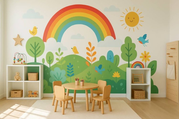 30 Playroom Wall Decor Ideas to Make Kids’ Rooms Fun and Organized