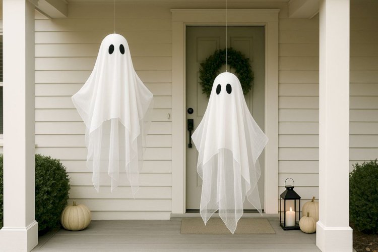 20 Creative Ghost Halloween Decorations for a Spooky Home