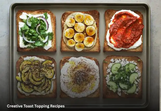 creative toast topping recipes with sweet and savory ingredients