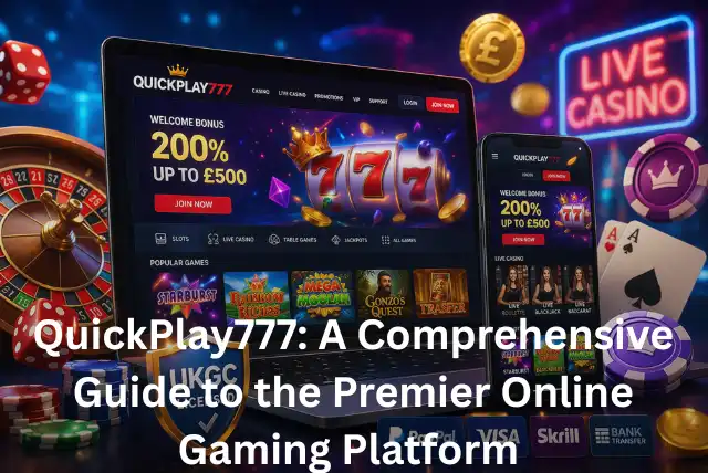 QuickPlay777 review online gaming platform interface