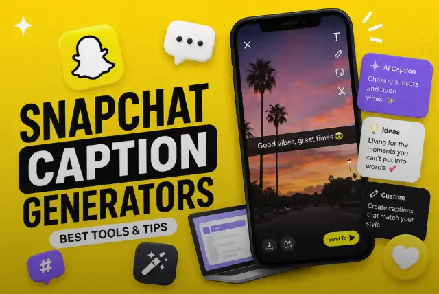 Best Snapchat caption generators tools for creating engaging captions