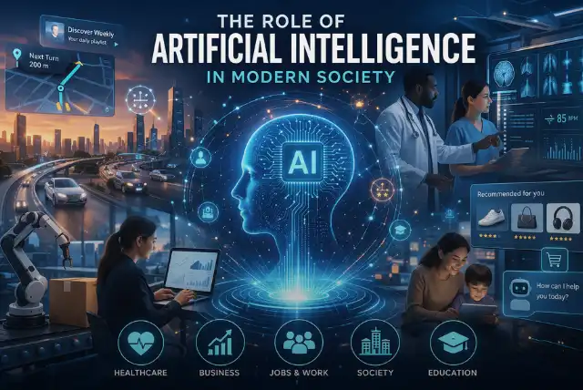 Role of artificial intelligence in modern society and daily life
