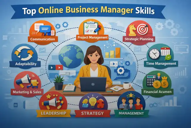 Online Business Manager skills for success in digital business