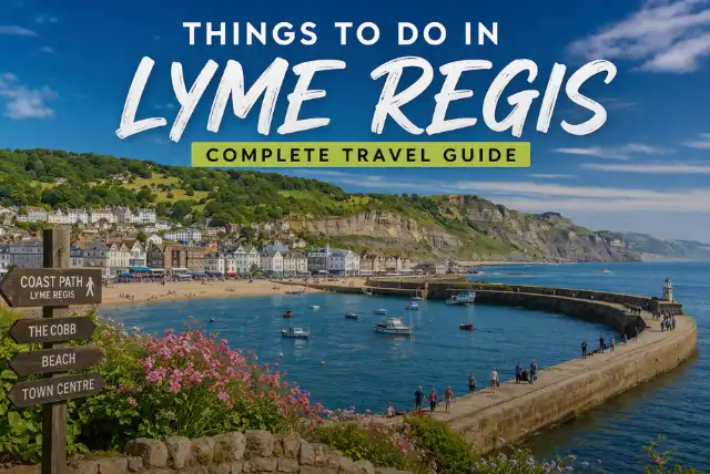 Things to do in Lyme Regis Dorset coastline and harbour view