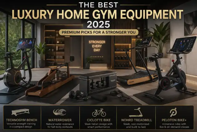 Luxury home gym equipment 2025 with premium fitness machines
