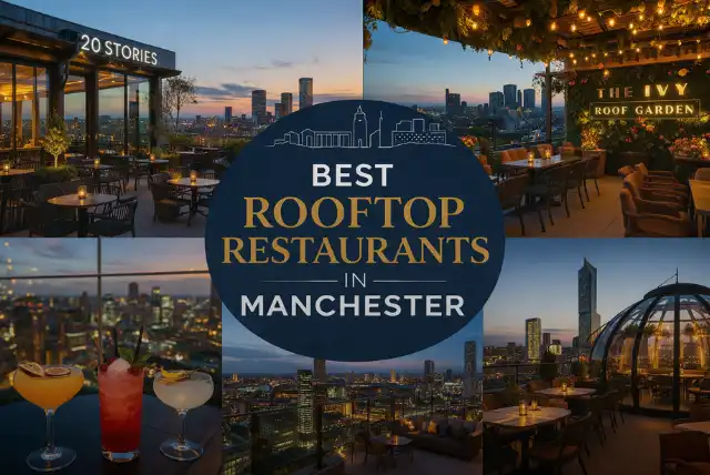 Best rooftop restaurants in Manchester with skyline views