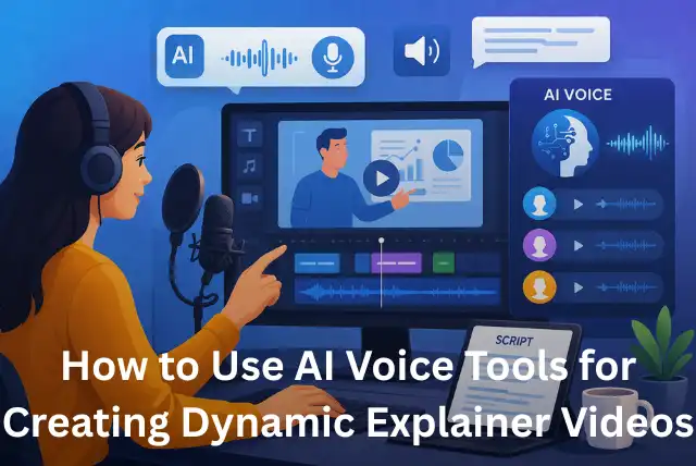 AI voice tools for explainer videos creating voiceover