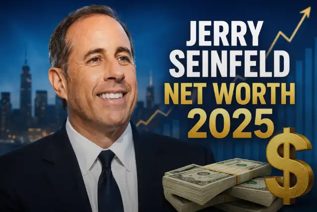 Jerry Seinfeld Net Worth 2025 billionaire comedian portrait