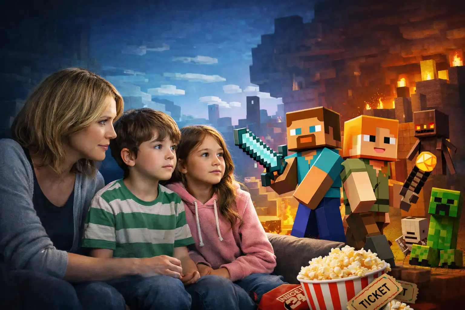 Minecraft Movie Age Rating