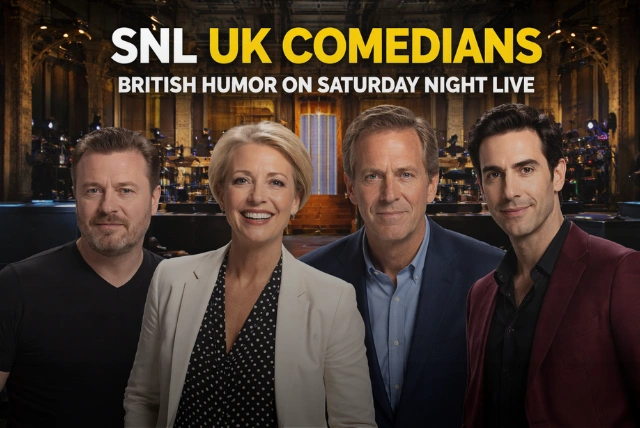 SNL UK comedians performing British humor on Saturday Night Live
