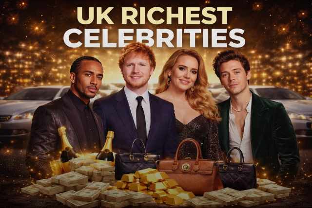 UK Richest Celebrities 2026: Top British Stars Ranked by Net Worth