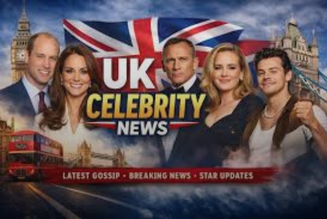 UK celebrity news today showing trending BBC and ITV stars in 2026