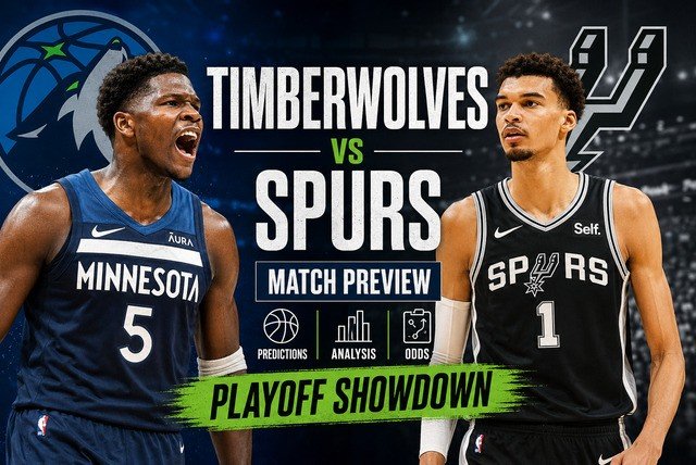 Timberwolves vs Spurs playoff preview featuring Anthony Edwards and Victor Wembanyama
