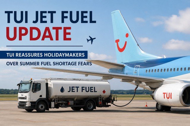 TUI Jet Fuel Update: TUI Reassures Holidaymakers Over Summer Fuel Shortage Fears