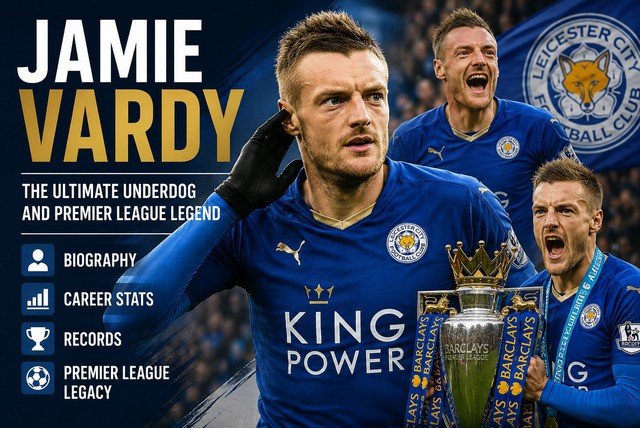 Jamie Vardy Biography, Career Stats, Records & Premier League Legacy