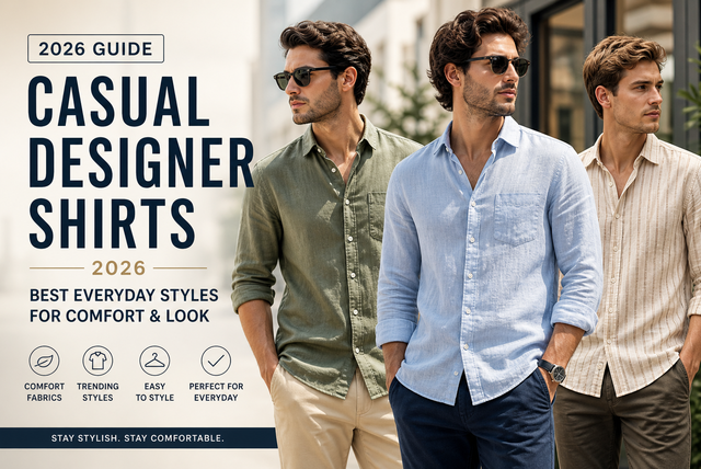 Casual Designer Shirts 2026: Best Everyday Styles for Comfort & Look