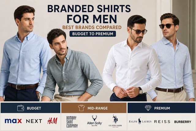 Branded Shirts for Men 2026: Best Brands Compared (Budget to Premium)