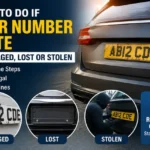 What To Do If Your Number Plate Is Damaged, Lost or Stolen