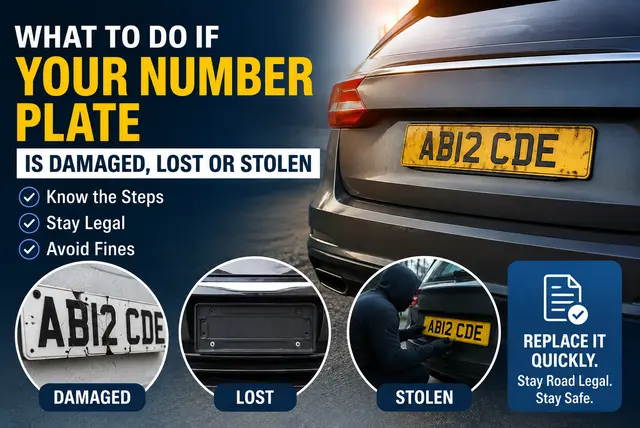 What To Do If Your Number Plate Is Damaged, Lost or Stolen