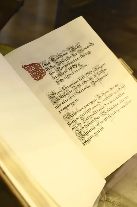 An old handwritten page in an open book